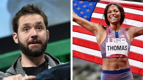 Athlos founder Alexis Ohanian claps back at troll over ‘beef’ with Michael Johnson’s Grand Slam Track