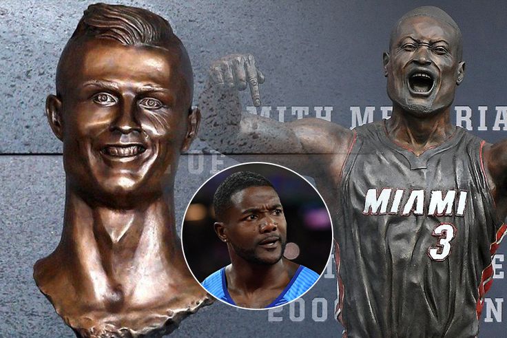 'D-Wade looking like Thanos!' - Justin Gatlin lists hilarious condition for his immotalisation as he aims swipe at Dwayne Wade & Cristiano Ronaldo's statues