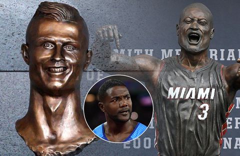 'D-Wade looking like Thanos!' - Justin Gatlin lists hilarious condition for his immotalisation as he aims swipe at Dwayne Wade & Cristiano Ronaldo's statues