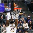 King James helped Lakers beat Jazz.