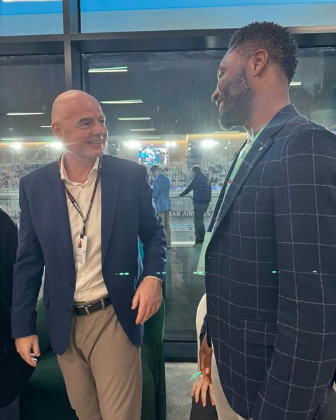 Super Eagles of Nigeria legend Mikel Obi teams up with Infantino, PSG President at the F1 Qatar Grand Prix