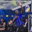Milan, Italy - October 26: Romelu Lukaku of Internazionale celebrates his goal during the UEFA Champions League group C match between FC Internazionale and Viktoria Plzen at San Siro Stadium