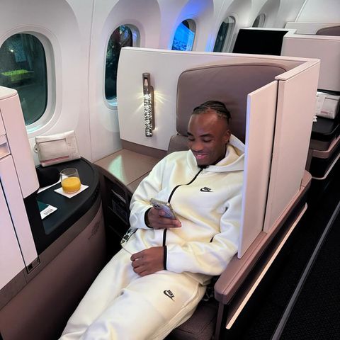 Bruno Onyemaechi on his official social media platforms showed off his departure to camp.