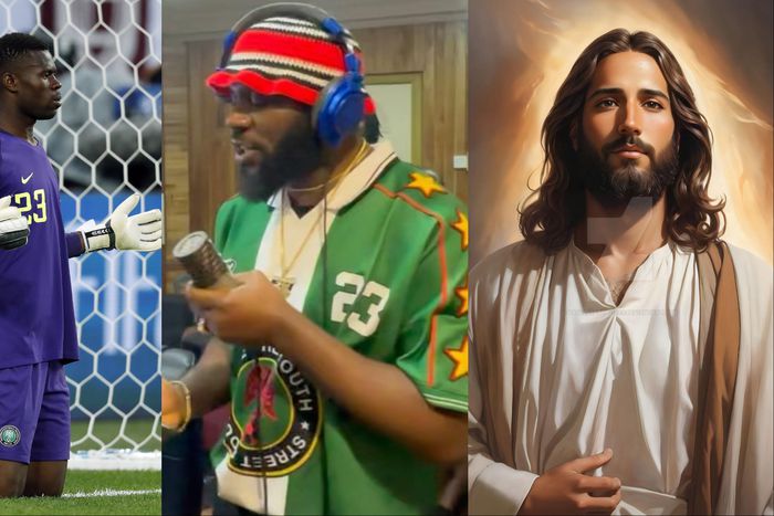 Nigerian rapper Odumodublvck calls on God for Uzoho's position in the Super Eagles AFCON starting 11.