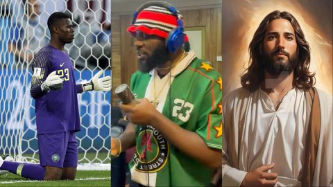 Odumodublvck Super Eagles AFCON starting 11: Nigerian rapper calls on God for Uzoho's position