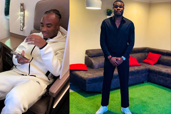 Bruno Onyemaechi arrives at the Super Eagles AFCON Camp in Abu Dhabi with orange juice, and Nwabali joins from South Africa