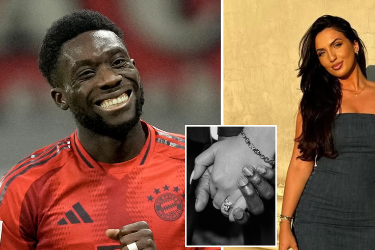 Alphonso Davies engages girlfriend 2 years after dumping footballer ex who was besties with his fiancée
