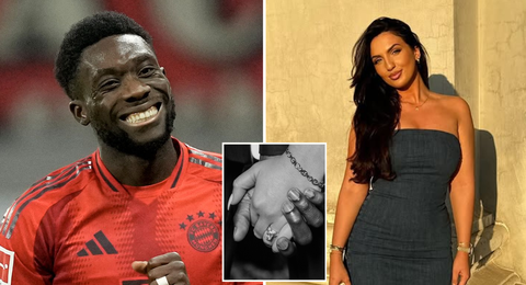 Alphonso Davies engages girlfriend 2 years after dumping footballer ex who was besties with his fiancée