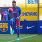 Aubameyang hails chance of a lifetime after signing for Barcelona
