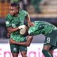 Ademola Lookman and Victor Osimhen in action for the Super Eagles at AFCON 2023
