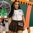 Victor Osimhen's girlfriend Stefanie Ladewig at AFCON 2023