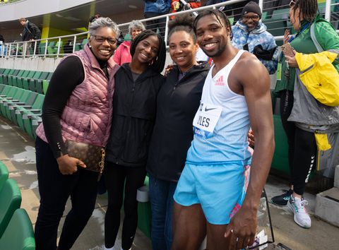 Who are the parents of Noah Lyles?