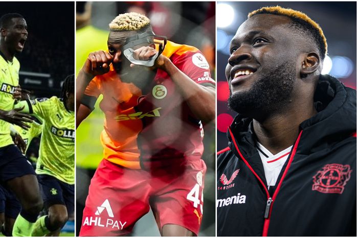 Naija Stars Abroad: Boniface shines in Osimhen and Lookman's absence.