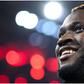 Victor Boniface smiles after his milestone moment for Leverkusen.