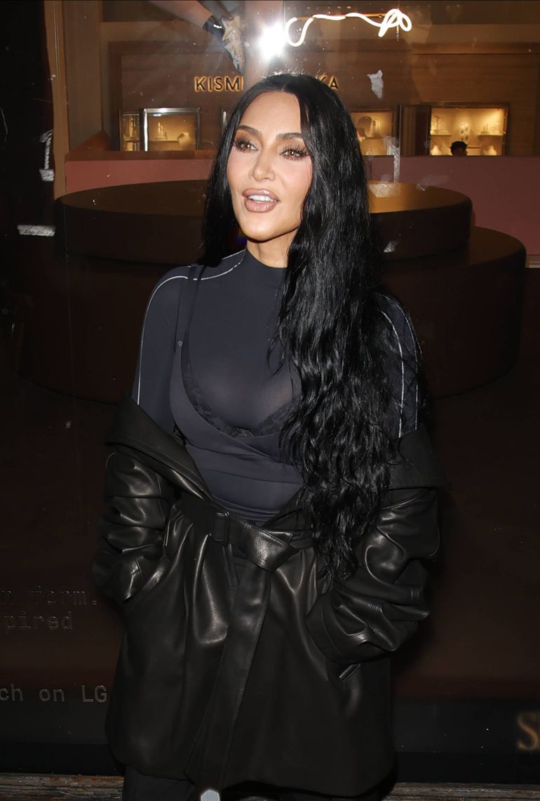 Lewis Hamilton and Kim Kardashian attend Super Bowl LX together