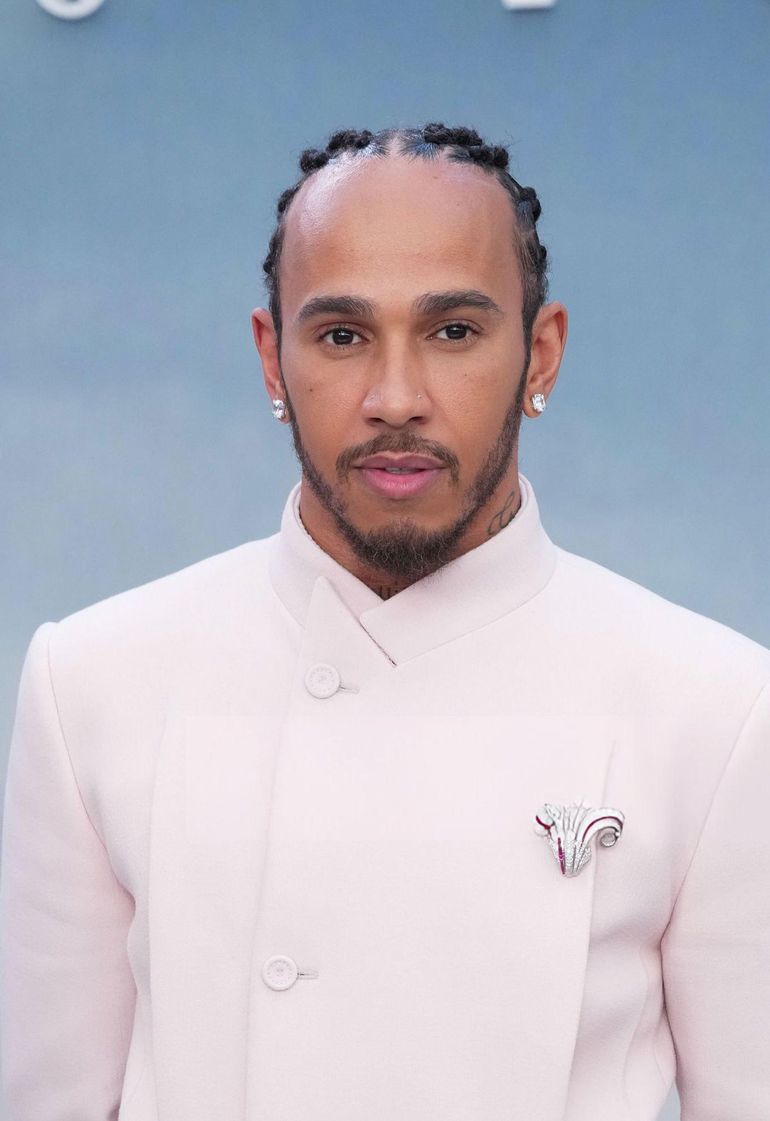 Lewis Hamilton and Kim Kardashian attend Super Bowl LX together