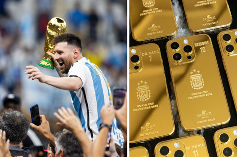 Report: Lionel Messi splurges £175,000 on 35 iPhone 14s for Argentina World Cup winners
