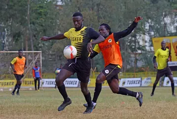 Trialists Senaji, Okumu feature for  Nyasa Big Bullets in friendly