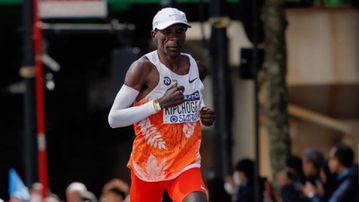 Eliud Kipchoge suffers worst ever marathon defeat after struggling in Tokyo