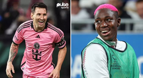 "Oshoala says Messi is not a 'normal person' as Inter Miami star scores unbelievable goal"