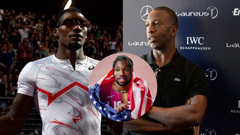 Michael Johnson & Fred Kerley clash over Noah Lyles' inclusion in 4x400m relay in Glasgow