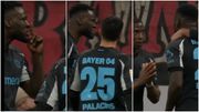 Frustration Boils Over: Angry Boniface clashes with Leverkusen teammate after being benched again