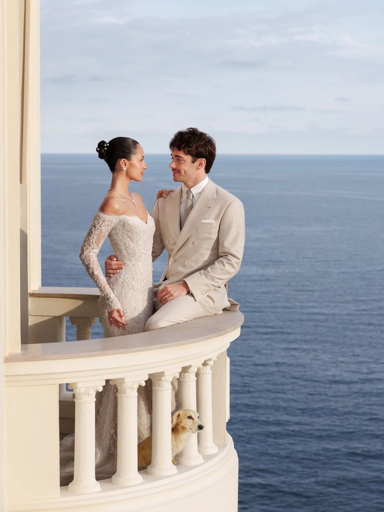 Charles Leclerc and Alexandra Saint Mleux are married | Instagram