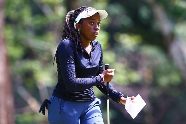 Rosslyn School's  Hazel Kuria in action