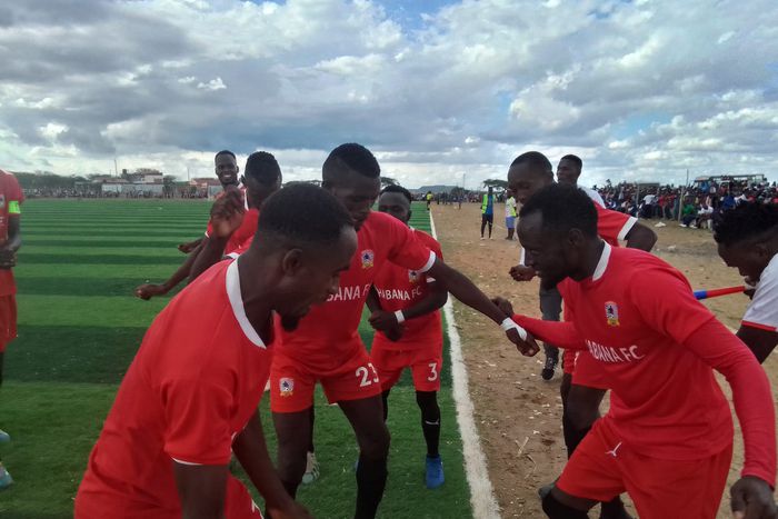 Shabana FC players celebrating at a past match.