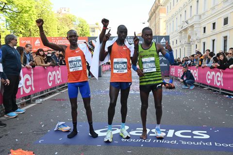 Kwemoi reveals trick that won him Milan marathon on debut
