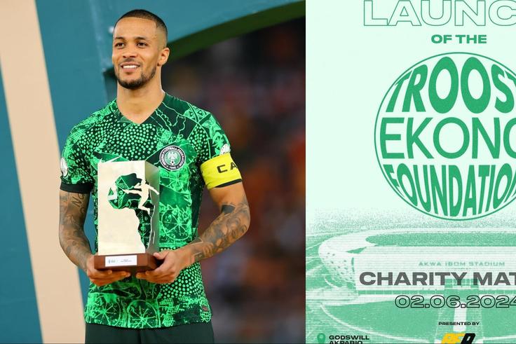 Super Eagles star Ekong schedules charity match ahead of World Cup qualifier.