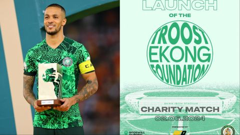 Ekong: Super Eagles star schedules charity match ahead of World Cup qualifier