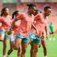 Super Falcons of Nigeria step up training for Banyana Banyana South Africa ahead of Olympic qualifiers.