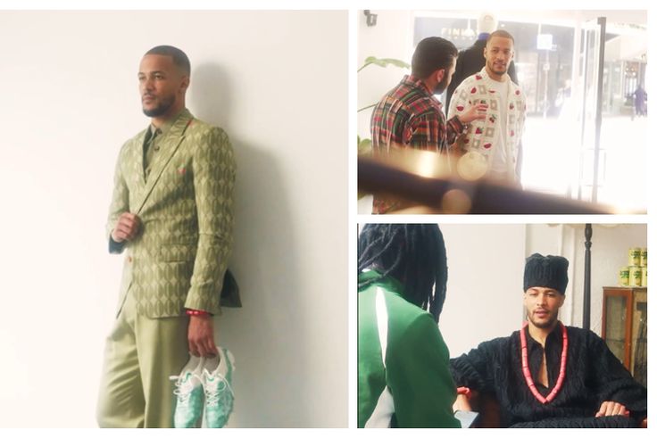 Troost Ekong enchants Nigerian ladies with elegant attire