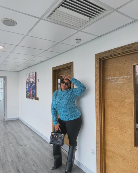 Ndidi’s wife showcases beauty in dazzling outfit to celebrate Leicester ...