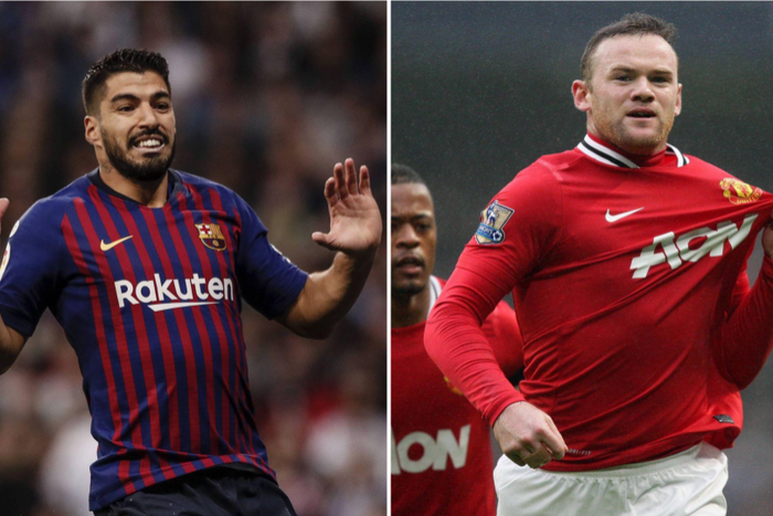 Barcelona legend decides between Wayne Rooney vs Luis Suarez || Image credit: Imago