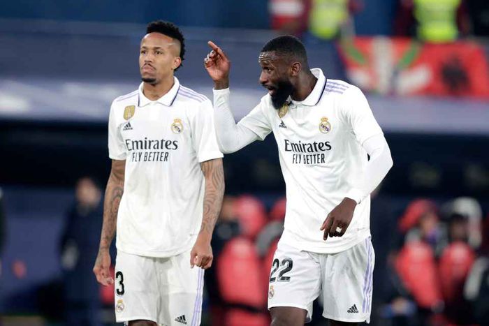 Real Madrid defenders Antonio Rudiger and Eder Militao