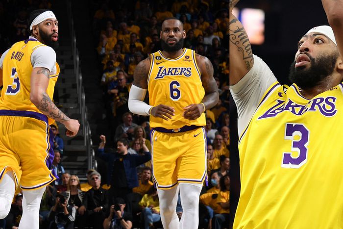 Anthony Davis was unstoppable from start to finish for the Lakers against the Warriors