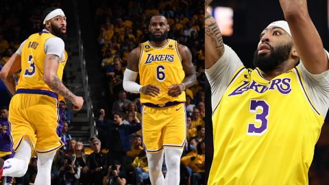 Anthony Davis puts up monster performance as Lakers beat Warriors to take Game 1