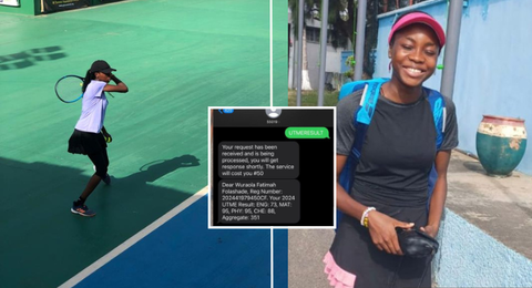Wuraola Fatimah: Meet Nigerian Tennis star who scored 351 In JAMB