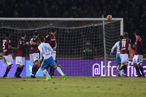 Napoli legend Dries Mertens repeatedly punished Bologna in the mid-to-late 2010s