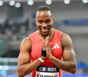 Sub-10s king Akani Simbine downs Kishane Thompson and Tebogo for back-to-back Diamond League wins in Shanghai