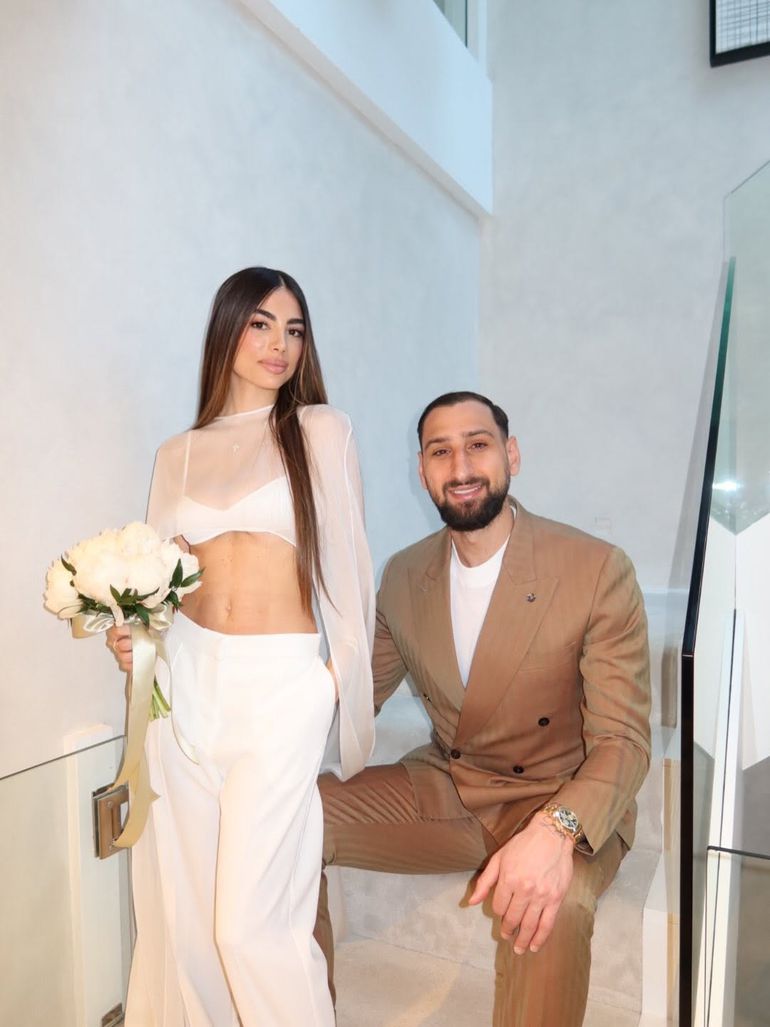 Donnarumma gets married to Alessia || IG