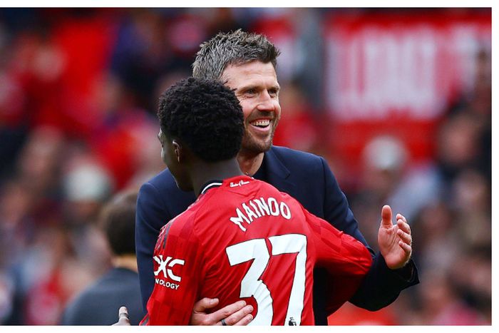 Mainoo hails Carrick's impact after Man Utd victory