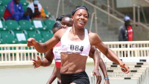 Omanyala's fiancée, Laventa Amutavi sets her sight on 2024 Olympics qualification