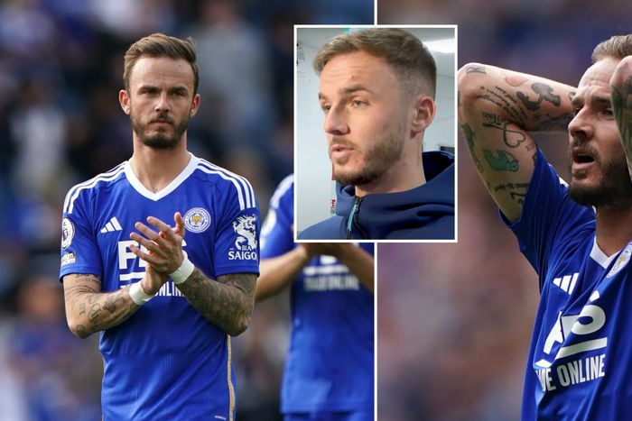 Leicester City midfielder James Maddison