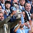 Pep Guardiola led Manchester City to FA Cup triumph with a 2-1 win over Manchester United