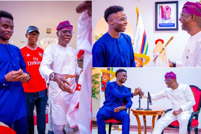 The meeting between Saka and Governor Sanwo-olu was earlier reported to happen soon by pulse sports.