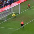 Lionel Messi scores penalty past Hugo Lloris at the FIFA World Cup final || Image credit: Imago