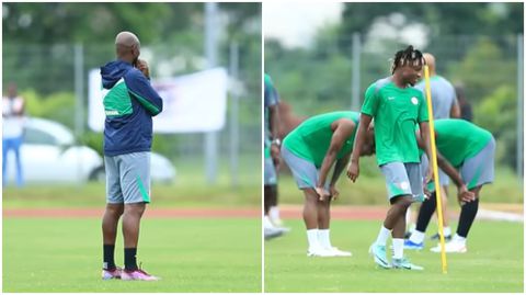 FINIDI GEORGE'S BAPTISM OF FIRE! New Nigeria boss battles injury crisis as depleted Super Eagles train